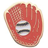Blank Gold Enameled Chenille Letter Pin (Softball Glove)