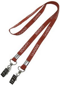 Custom 3/8" Double Ended Polyester Lanyard