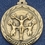 Custom 2.5" Stock Cast Medallion (Cheer Pom-Pom), Price/piece