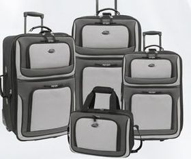 Blank New Yorker 4PC Luggage Collection, 29" H x 17.5" W x 10" D