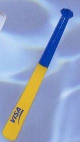 Custom Inflatable Baseball Bat - Blue/ Yellow / 28"