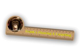 Custom 8" Flexible Ruler w/Rounded / Arched End