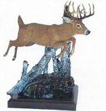 Legend of Willow River Buck Sculpture (19 1/4