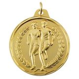Custom Marathon IR Series Gold Medal w/ Scroll (1 1/2