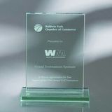 Custom Awards-optical crystal award/trophy 6 inch high, 4