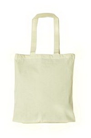 Custom Medium Cotton Tote Bag with Bottom Gusset, 11" W x 13" H x 1.5" D
