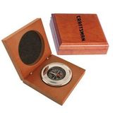 Custom Executive Compass in Wood Box
