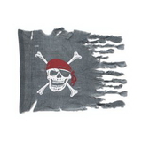 Custom Weathered Pirate Flag, 29