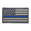 Blank Thin Blue Line Police U.S. American Flag Patch, 3.5" W x 2" H, Price/piece