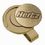 Custom IMC Brass Hat Clips w/ 3/4" Brass Ballmarker, Price/piece