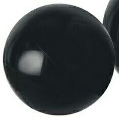 Custom 6" Inflatable Solid Black Beach Ball