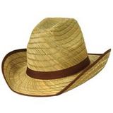 Custom Genuine Cowboy Hat w/ Brown Trim & Band