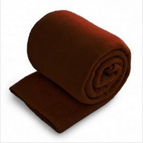 Blank Fleece Throw Blanket - Cocoa Brown (50"X60")