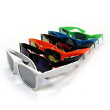 Custom Ray Cali Color Plastic Sunglasses - Mirror Lens - Assorted