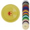 Custom Colorware 7" Round Plastic Plates - High Lines, Price/piece