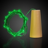 Custom Green LED Cork String Light Set