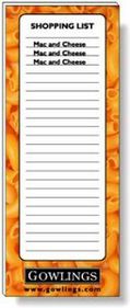 Custom 50 Page Magnetic Note-Pads with 4 Color Process (2.75"x7")