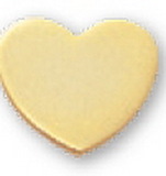 Custom Scholastic Award Pin (Heart), 3/4