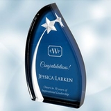 Custom Acrylic Oval Star Award (L), 9 3/4