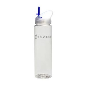 Custom 32 oz Clear Contemporary Bottle (Petite Line)