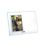 Custom Vertical Stainless Photo Frame - Large, 9" H x 11" W x 3/16" D, Price/piece