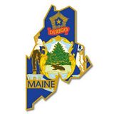 Blank Maine Pin