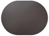 Custom Oval E-Con-O Leather Place Mat (12