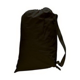 Custom Large Canvas Laundry Bag with Webbed Shoulder Strap, 19