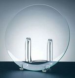 Custom 114-GR8Z  - Palace Award Plate on Acrylic Stand-Jade Glass