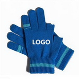 Custom Touch Screen Thin Knit Gloves, 8 1/4
