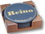 Custom Square Leather Cork Back Coaster Set of 4 w/ Walnut Wood Stand, Price/4 piece