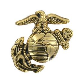 Blank Military Award Lapel Pins (USMC Emblem), 5/8" W