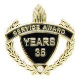 Blank Service Award Lapel Pins (35 Years), 1 1/4