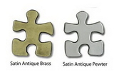 Custom Stock Puzzle Piece Lapel Pin