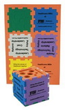 Custom Foam Desktop Puzzle Cube Organizer - Mixed Colors (3