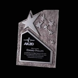 Custom Ruddington Silver Star Award (6 3/4