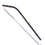 Custom Bent Black Blue Rainbow Stainless Steel Straw, qty 1, 9.5" L, Price/piece