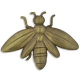 Blank Insect Pin - Antique Bronze Bee, 1 1/8