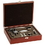Custom 8.75" x 10.75" - Wood Wine Kit with Wine Tools - Rosewood - Laser Engraved, Price/piece