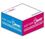 Custom Ad Cubes Memo Note Pad W/ 2 Colors & 1 Side (3.875"X3.875"X0.9687"), Price/piece