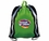 AAkron Rule Custom Non-Woven Reflective Drawstring Full Color Digital Backpack Withstripes, 16" W X 19 1/2" H, Price/piece