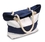 Custom Canvas Tote Bag With Rope Handles, 16.93" L x 13.78" W x 3.94" H, Price/piece