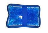 Custom Cloth Rectangular Blue Hot/ Cold Pack with Gel Beads, 5 3/4