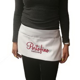 Custom White 3 pockets polyester waist apron