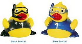 Custom Rubber Snorkeling Flipper Duck, 3 3/8" L x 2 3/4" W x 3" H