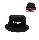 Custom Outdoor Sun Protection Cotton Twill Fisherman Bucket Hat, 12 3/5" L x 5 1/10" H