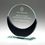 Custom Eclipse Jade Glass Trophy with Black Mirror - Large, 8.5" L x 8.5" W x 3" D, Price/piece