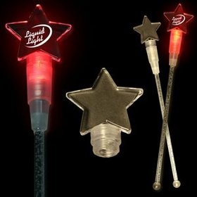 Custom 9" Red Star Light-Up Cocktail Stirrers