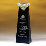 Custom Awards-optical crystal award/trophy 9 inch high, 3