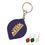 Custom Droplet Tape Measure W/ Key Chain,With Digital Full Color Process, 1 1/2" W X 2" H, Price/piece